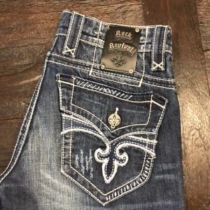 Rock Revival dark blue jeans